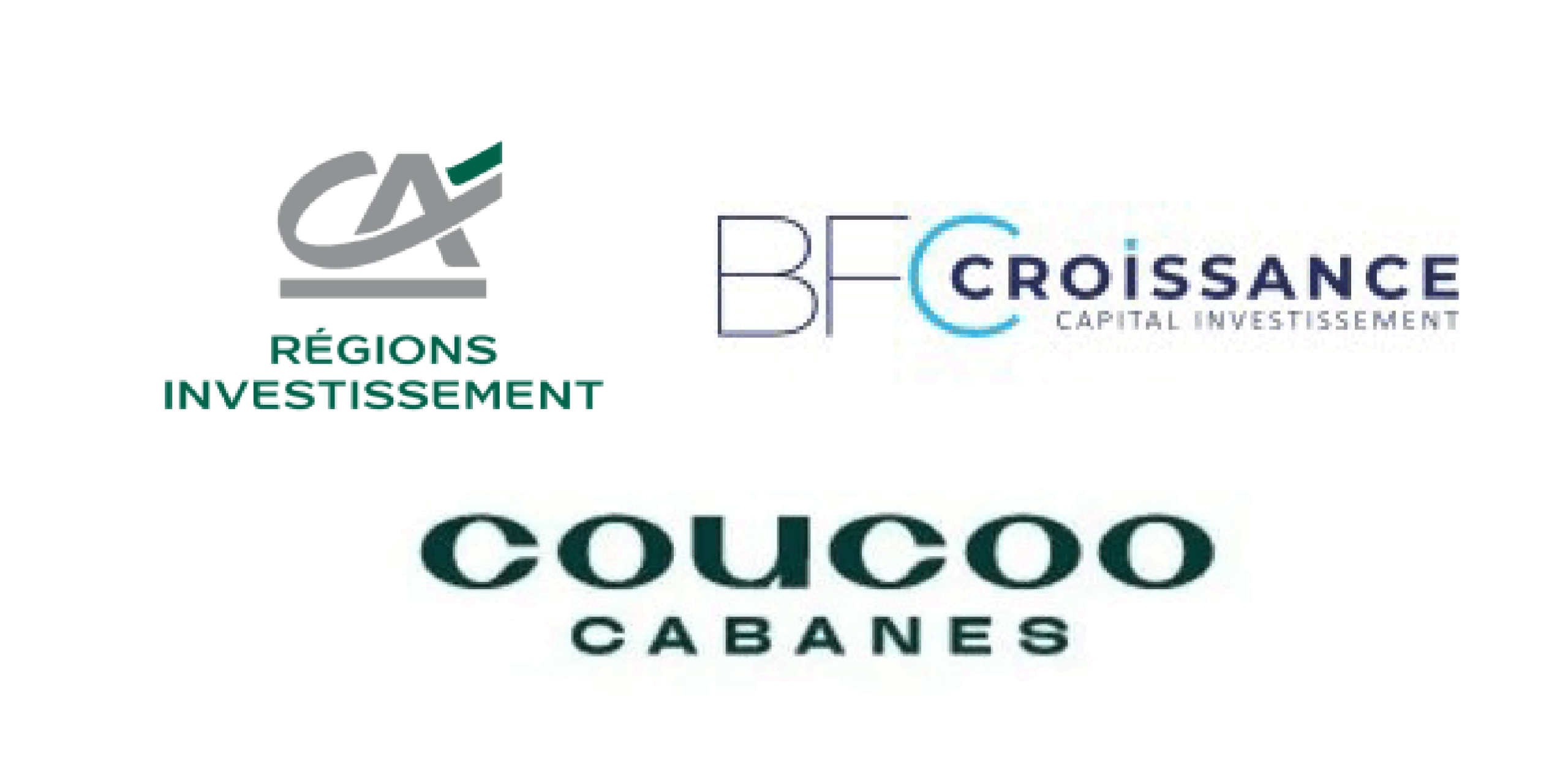 logos carvest + bfc croissance + coucoo cabanes